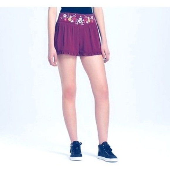 Mossimo Supply Co. Pants - Fashion Women's Soft Shorts High Rise Red Mossimo Supply Co. Pants - Fashion Women's Soft Shorts High Rise Red